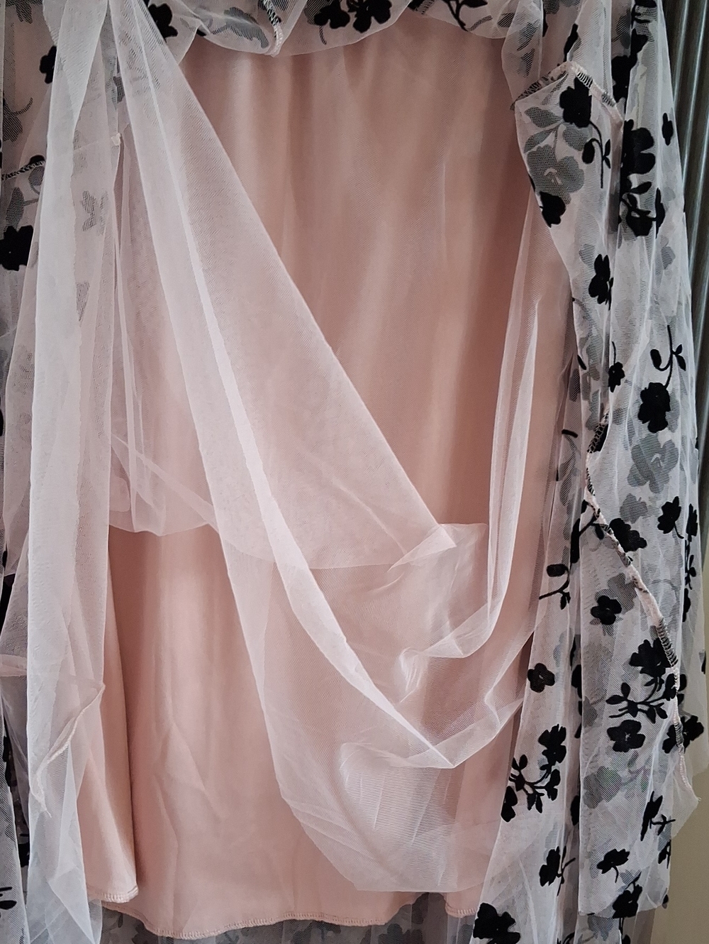 Studio West 3D‎ Posy Fairy Tulle Double Layered Mesh Midi Skirt ** Size Medium - Picture 5 of 8